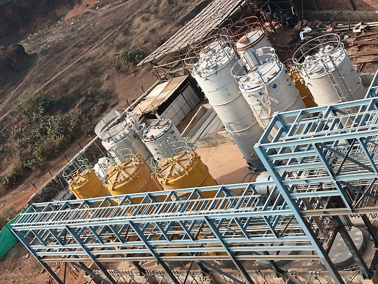 Tank, Condenser fabrication, Structure, Electricians Work